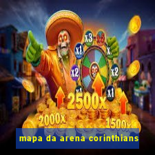 mapa da arena corinthians